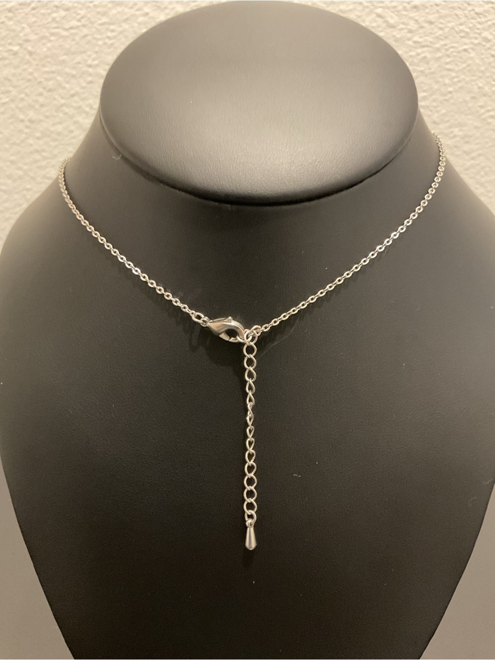 Vintage Art Deco Style White Gold Diamond Filigree Y-Drop Pearl Necklace - Picture 4 of 4